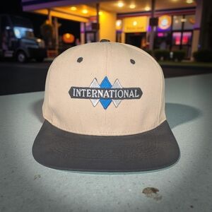 Vtg International Trucks Snapback Hat